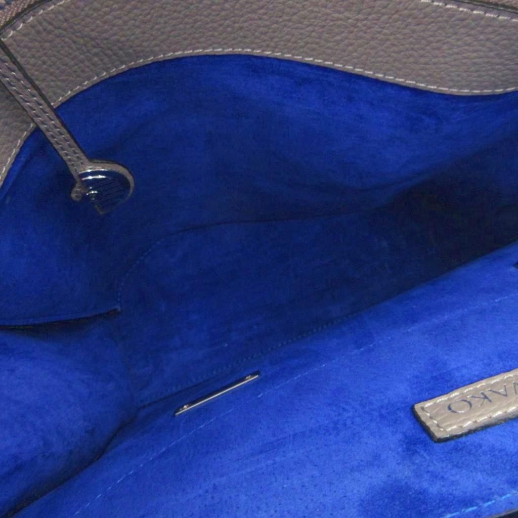 銀座和光 ワコウ WAKO ハンドバッグ 手提げ 肩掛け シボ革 レザー