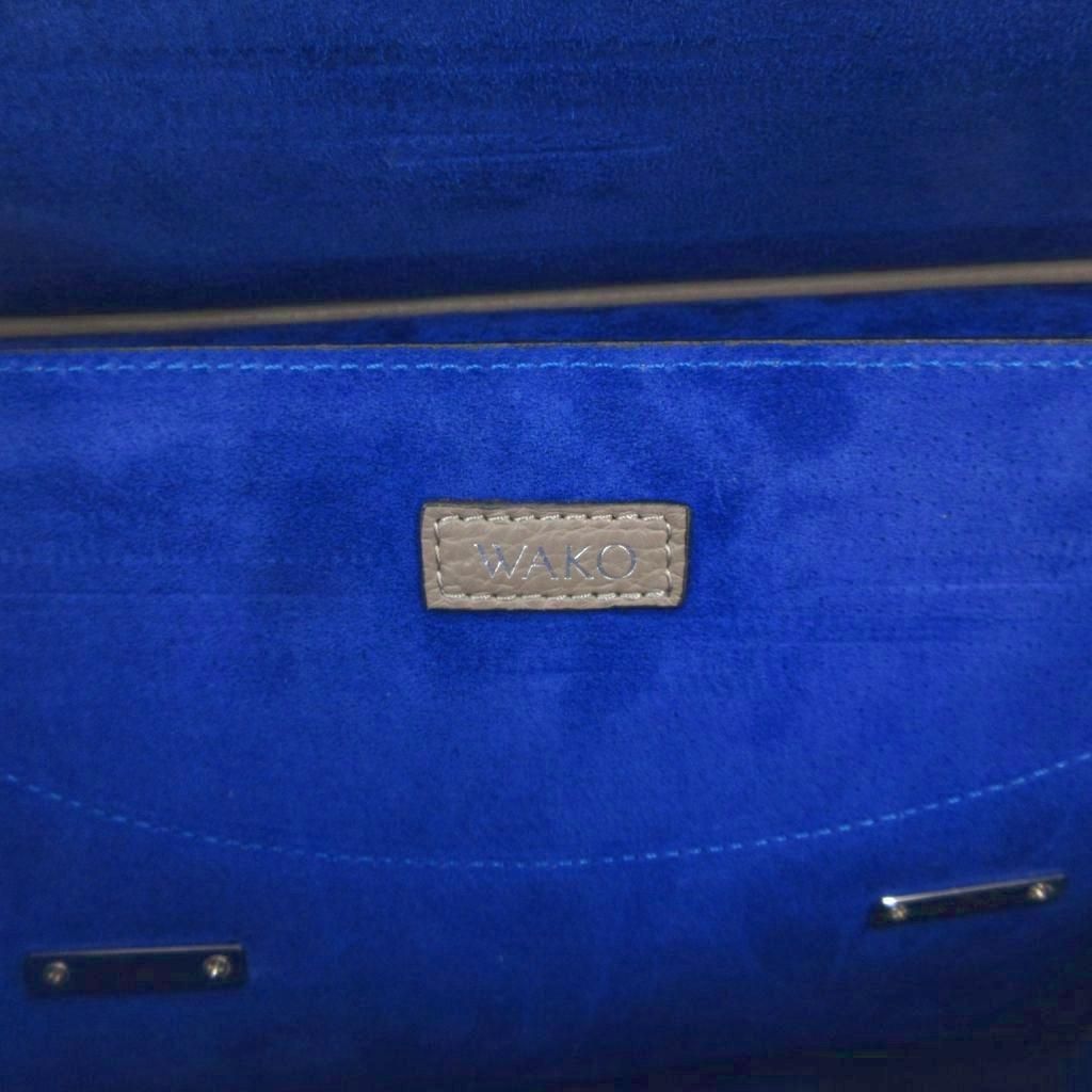 銀座和光 ワコウ WAKO ハンドバッグ 手提げ 肩掛け シボ革 レザー