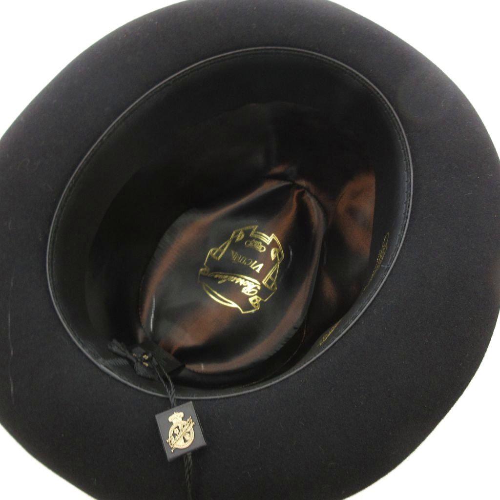 ボルサリーノ Borsalino タグ付き VICUNA ビキューナ フェルト ハット