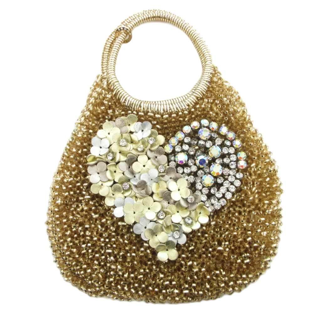 アンテプリマ ANTEPRIMA ワイヤーバッグ ハンド ハートビジュー