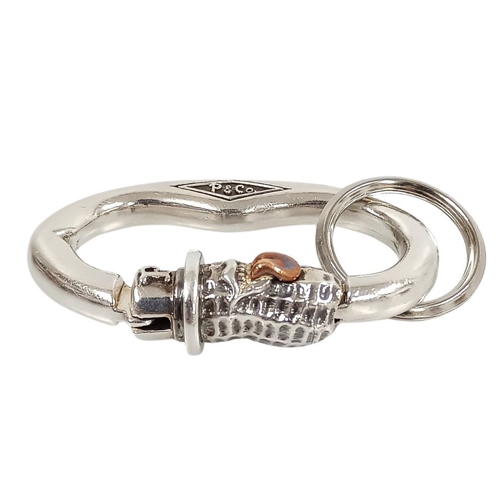 PEANUTS&CO. ピーナッツカンパニー ベロピーナッツ カラビナ シルバー