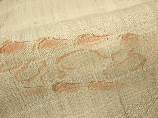 平和屋着物＊夏物 竹絲布紬 作家物 竹 証紙付き 正絹 逸品 CABB9813ze