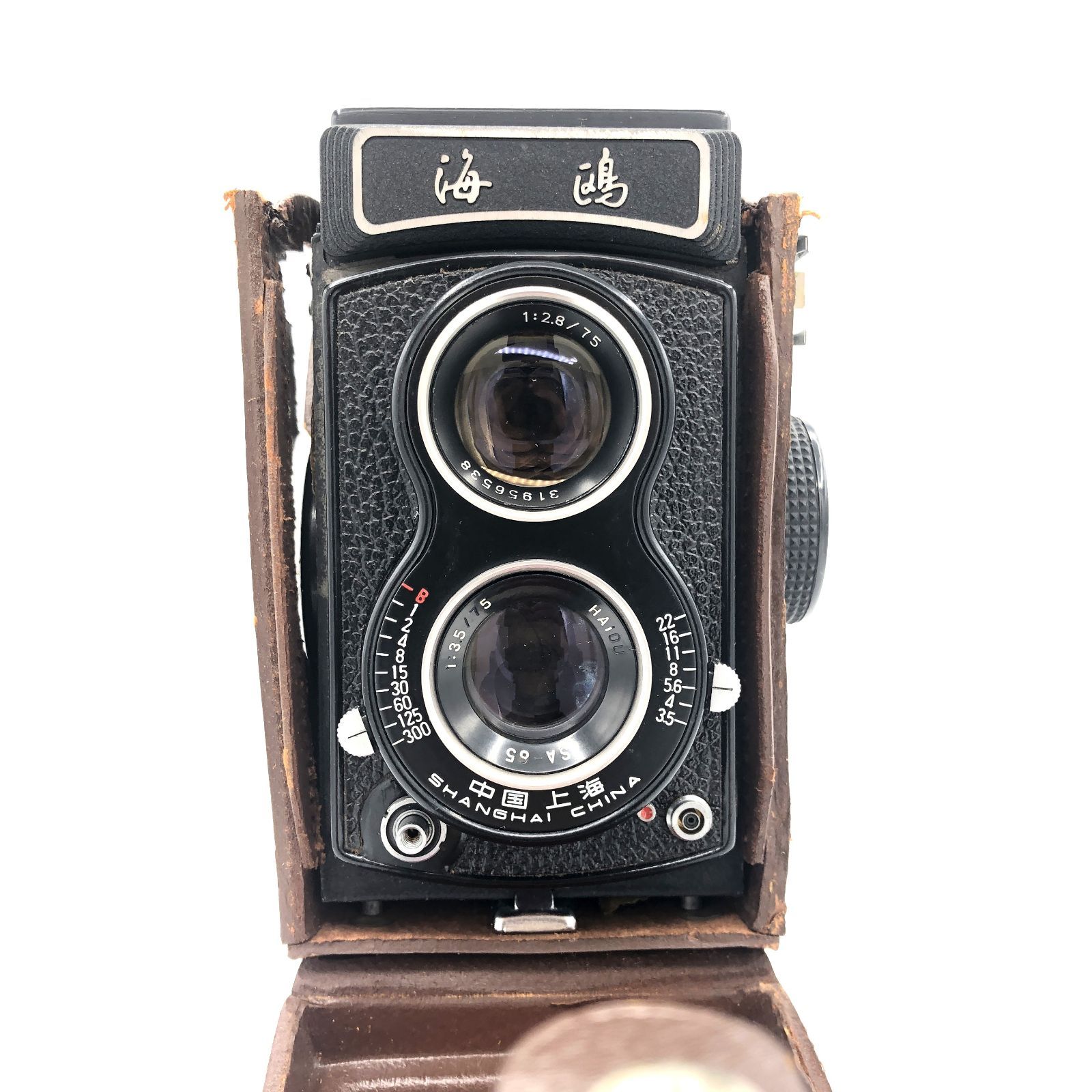 ジャンク】海鴎 Seagull 二眼レフ シャッター可動（速度不安定