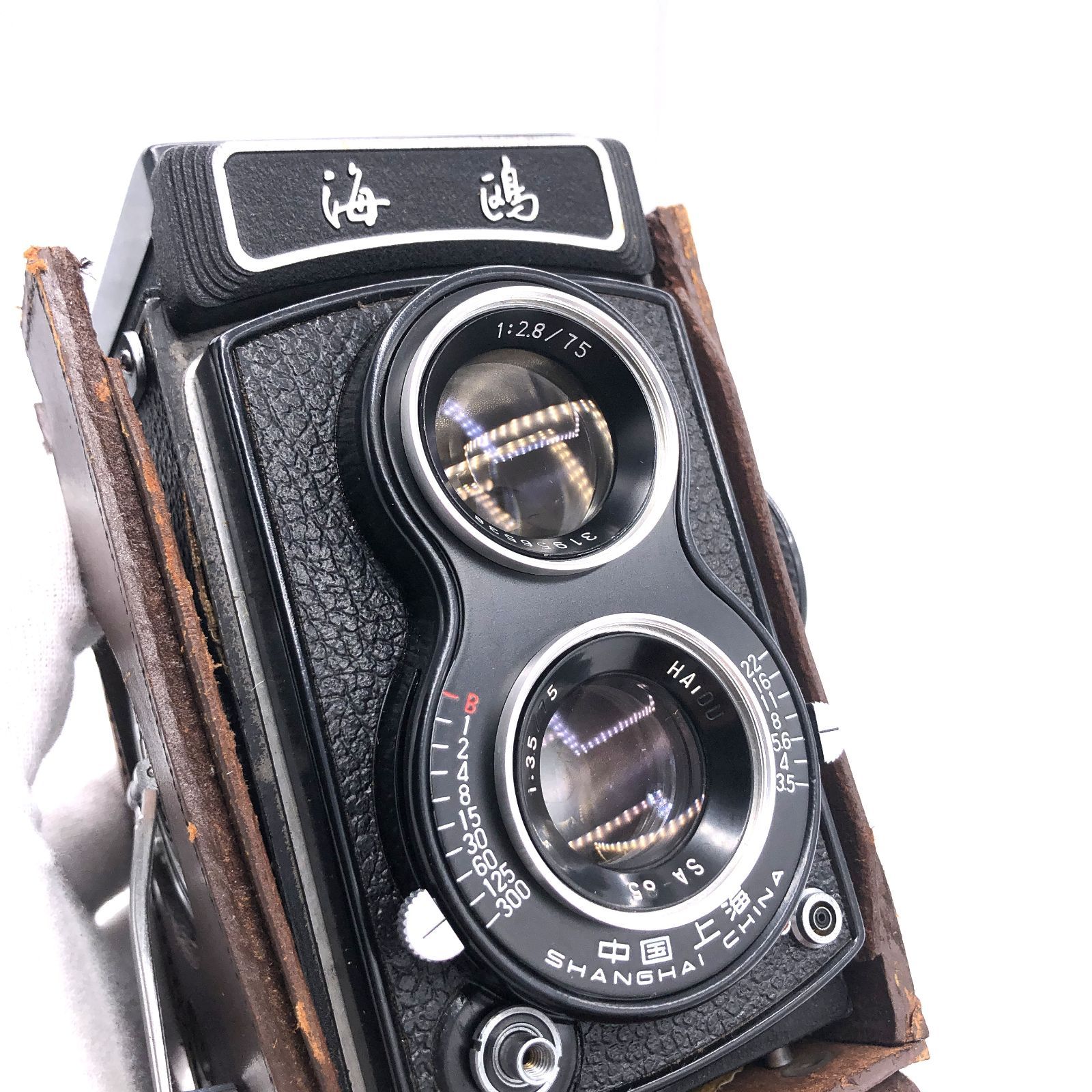 ジャンク】海鴎 Seagull 二眼レフ シャッター可動（速度不安定