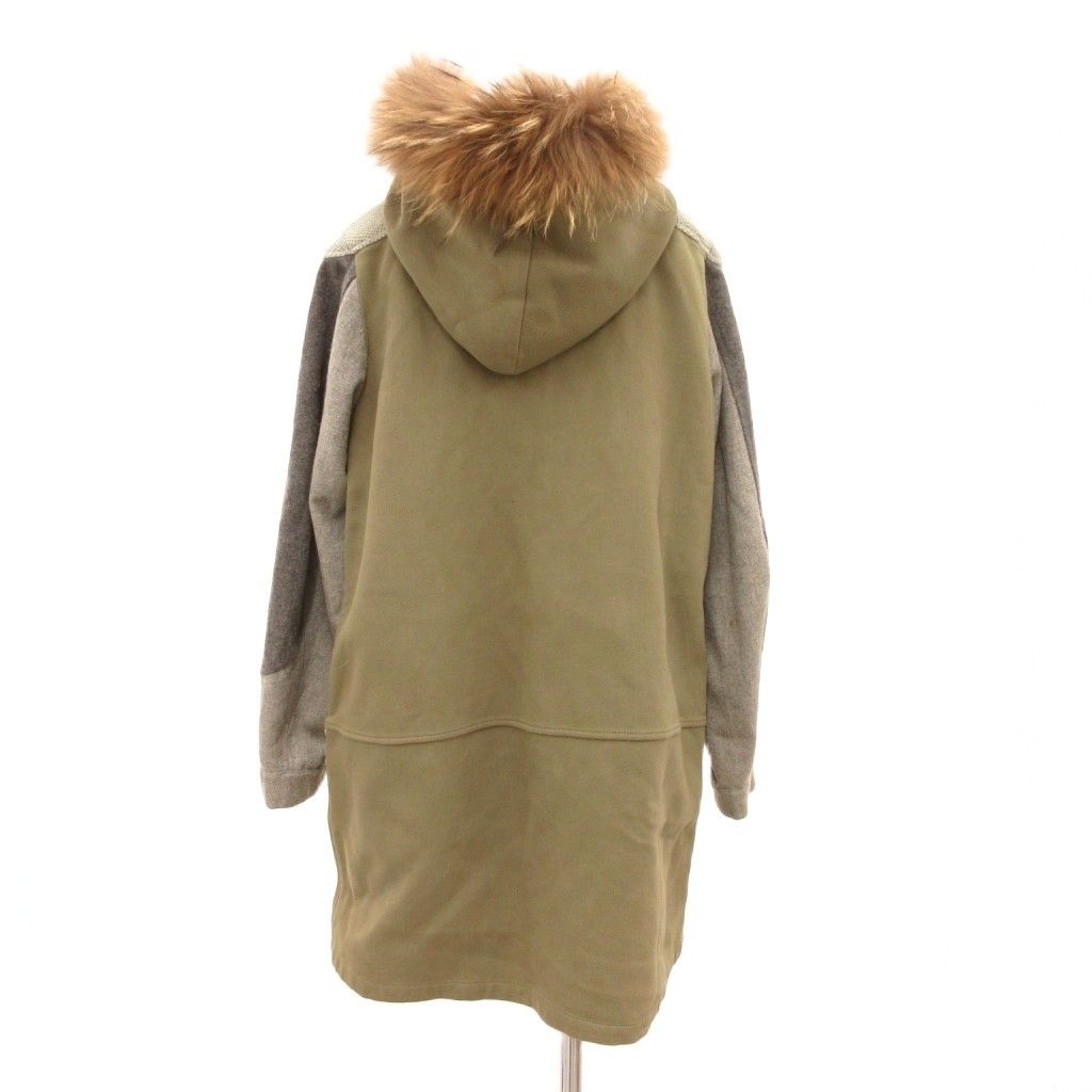 ツモリチサト TSUMORI CHISATO ファージャケット コート ジップアップ  