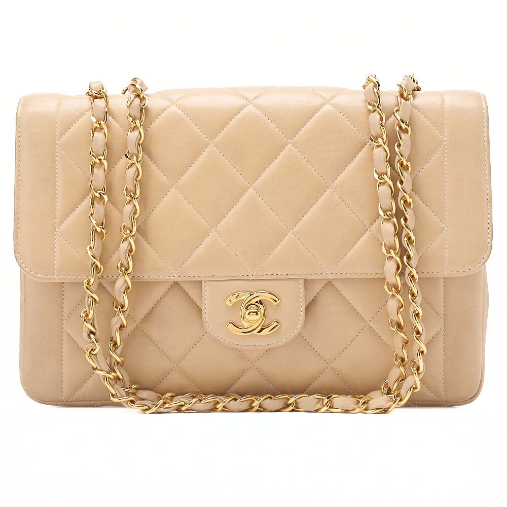 マトラッセ　ラムスキン 25センチ CHANEL シャネル ラムスキン マトラッセ25cm ストレートフラップ