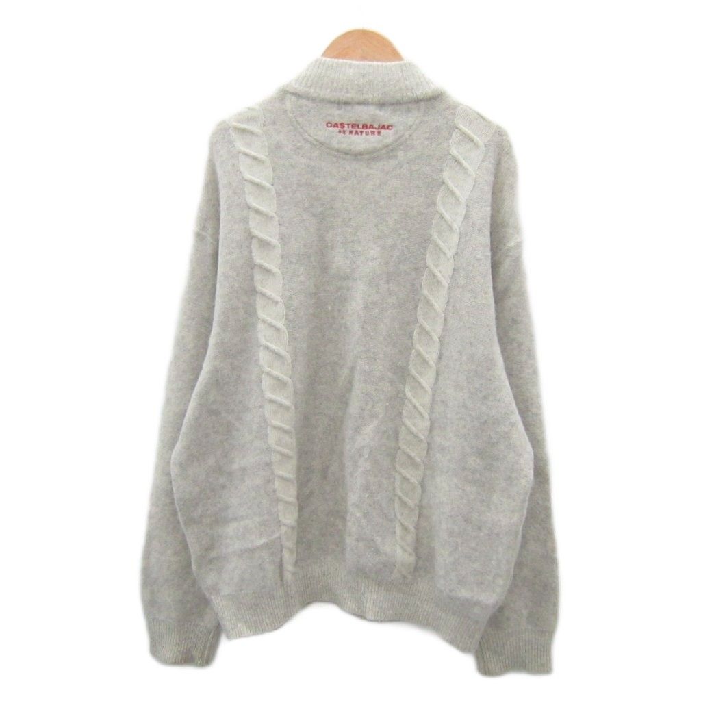 カステルバジャック CASTELBAJAC ニット セーター 長袖 ハーフジップ