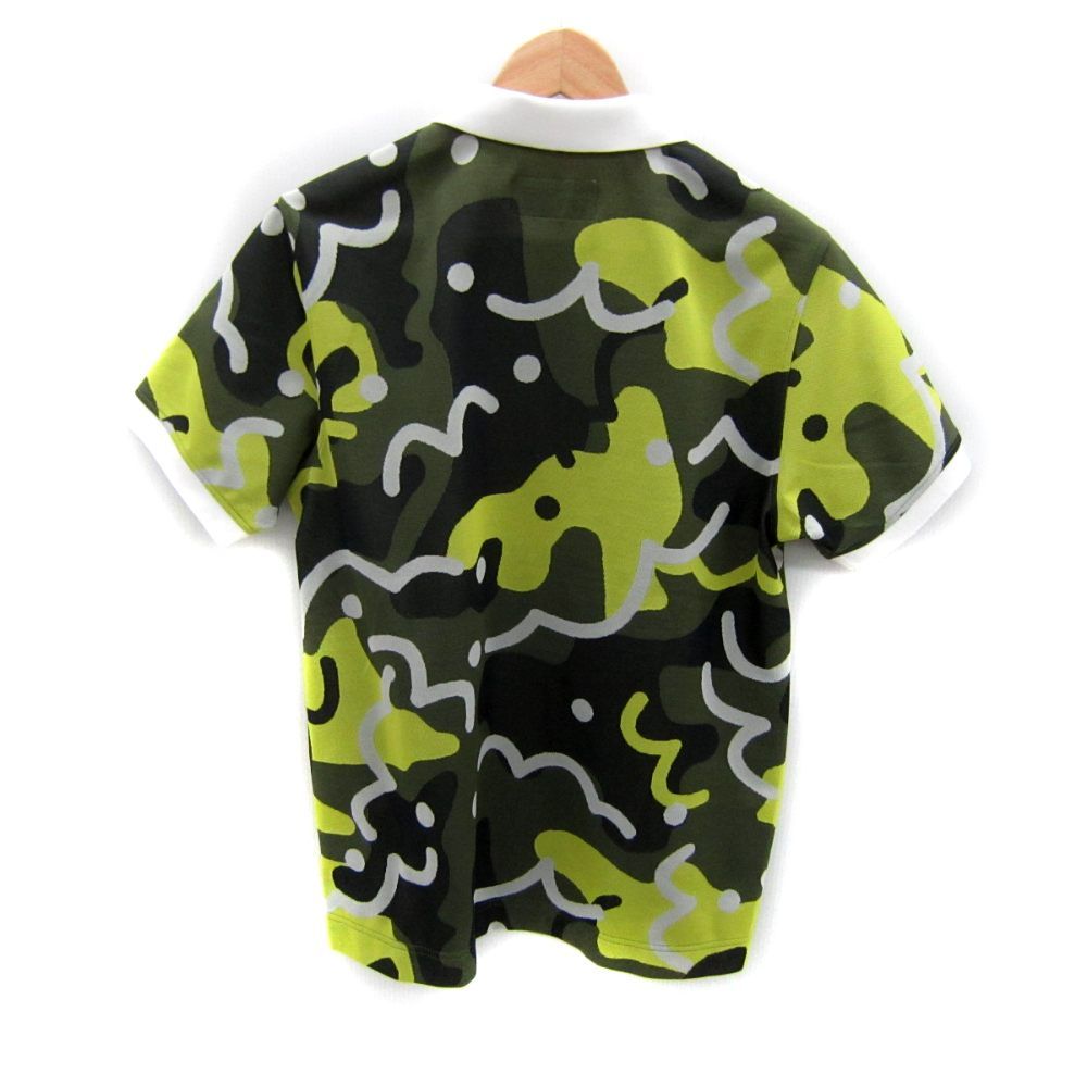 美品　ホーンガーメント 迷彩 ポロシャツ Lサイズ　HORN GARMENT ホーン・ガーメント HORN G.M.T ゴルフウエア ポロシャツ 半袖