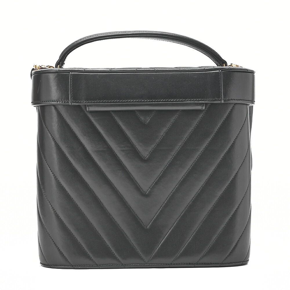 CHANEL シャネル ラムスキン シェブロン ビコローレ 2way バニティ