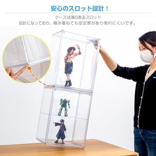 透明展示ケース マグネット式扉