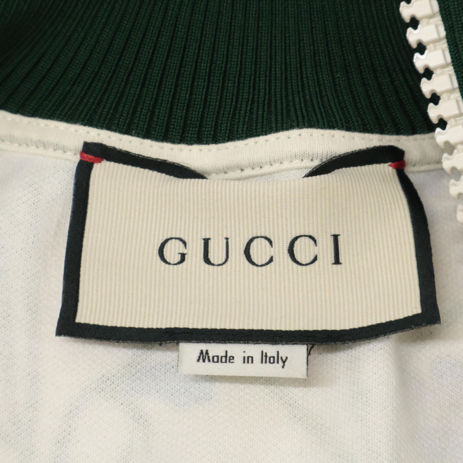 GUCCI グッチ 479538 17AW ﾎﾜｲﾄ ﾌﾗﾜｰﾌﾟﾘﾝﾄﾌﾘﾙｽﾘｰﾌﾞｼﾞｬｰｼﾞｰﾜﾝﾋﾟｰｽ XS  