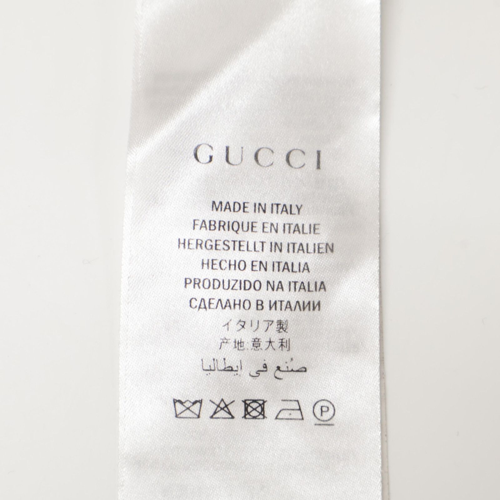 GUCCI グッチ 479538 17AW ﾎﾜｲﾄ ﾌﾗﾜｰﾌﾟﾘﾝﾄﾌﾘﾙｽﾘｰﾌﾞｼﾞｬｰｼﾞｰﾜﾝﾋﾟｰｽ XS  