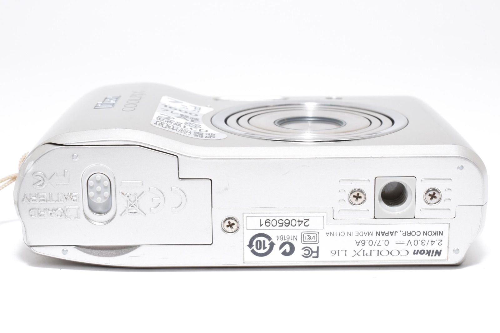 ニコン Nikon COOLPIX L16 シルバー コンパクトデジタルカメラ - メルカリ