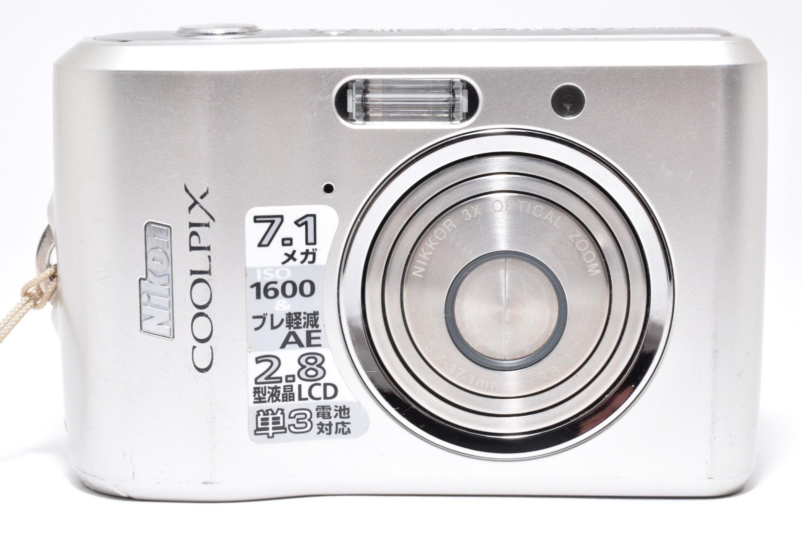 ニコン Nikon COOLPIX L16 シルバー コンパクトデジタルカメラ - メルカリ
