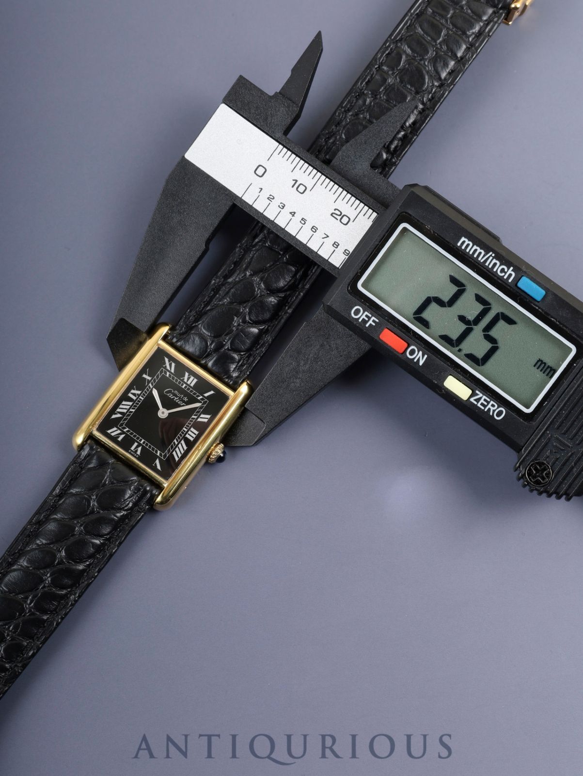 カルティエ マストタンク LM 手巻き Cal.78-1 SV925 純正革ベルト 純正