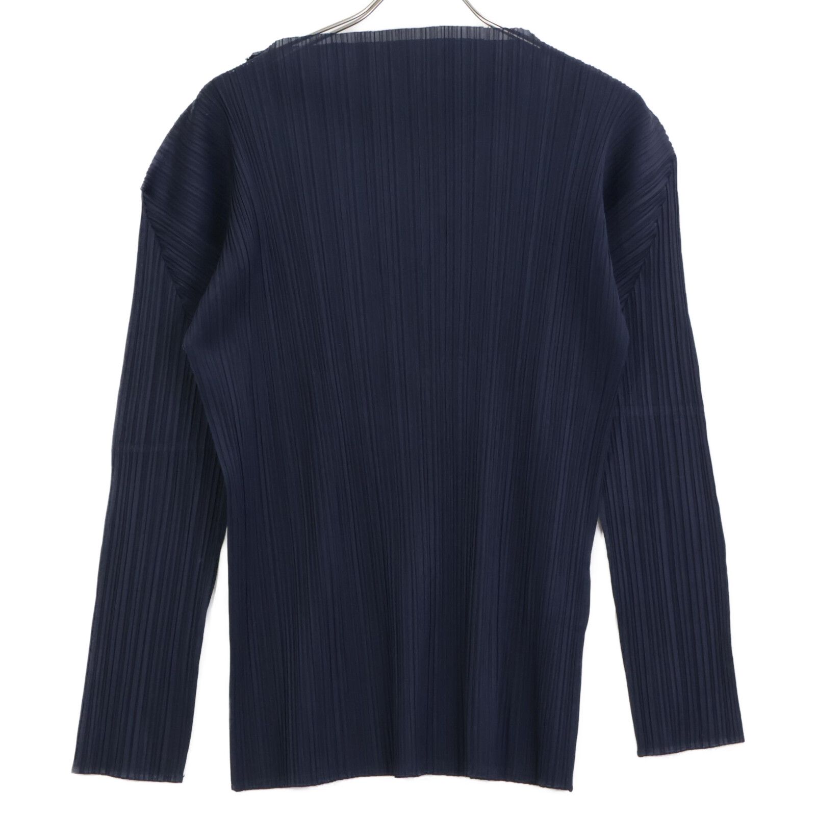 PLEATS PLEASE プリーツプリーズ ﾈｲﾋﾞｰ PP04ｰJK604 ﾌﾟﾘｰﾂ ﾊｲﾈｯｸｶｯﾄｿｰ