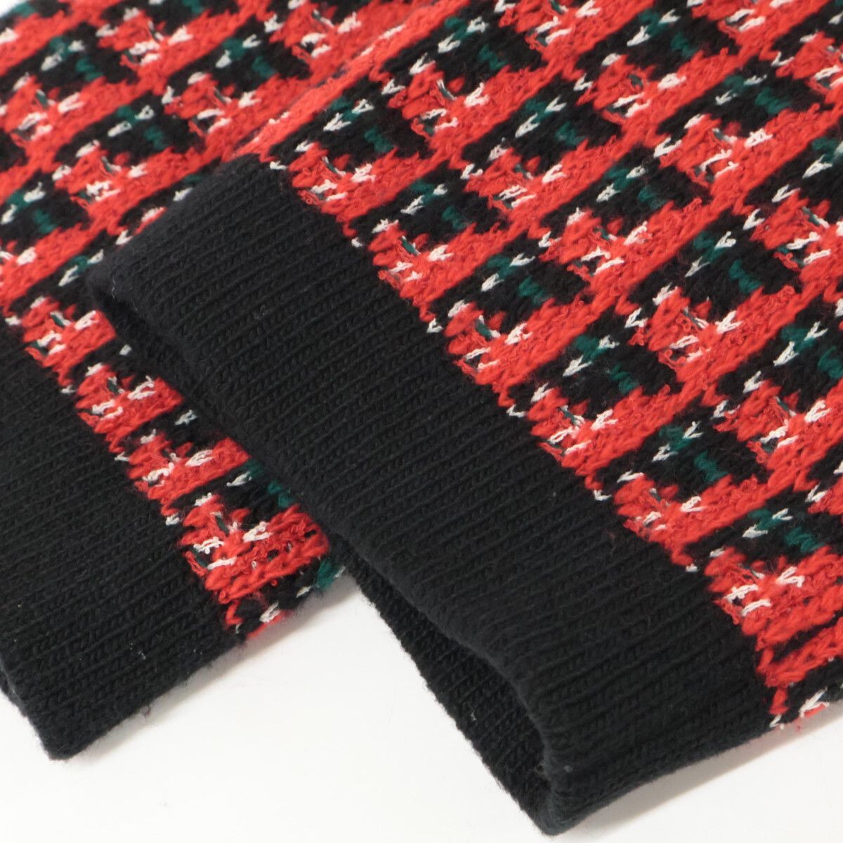 GUCCI グッチ 560721 ミケーレ期 タイガーヘッド金釦ニットロング  