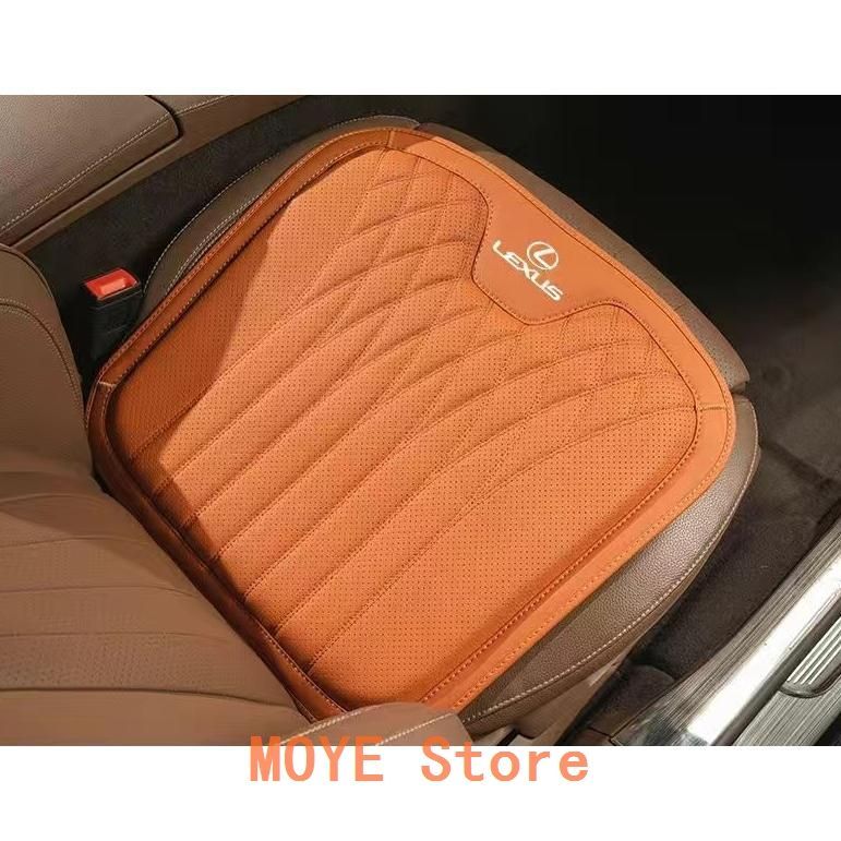 オレンジ ブラウン レザー クッション ジッパー付き カンディハウス