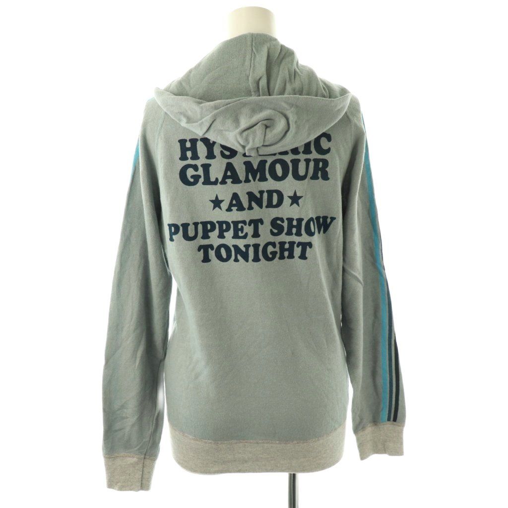 ヒステリックグラマー HYSTERIC GLAMOUR ジップアップパーカー F