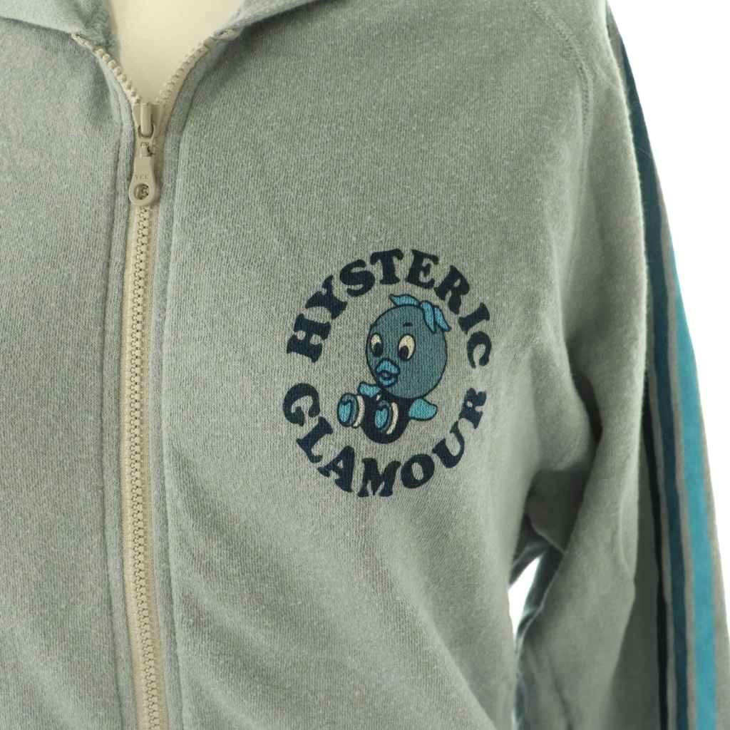 ヒステリックグラマー HYSTERIC GLAMOUR ジップアップパーカー F