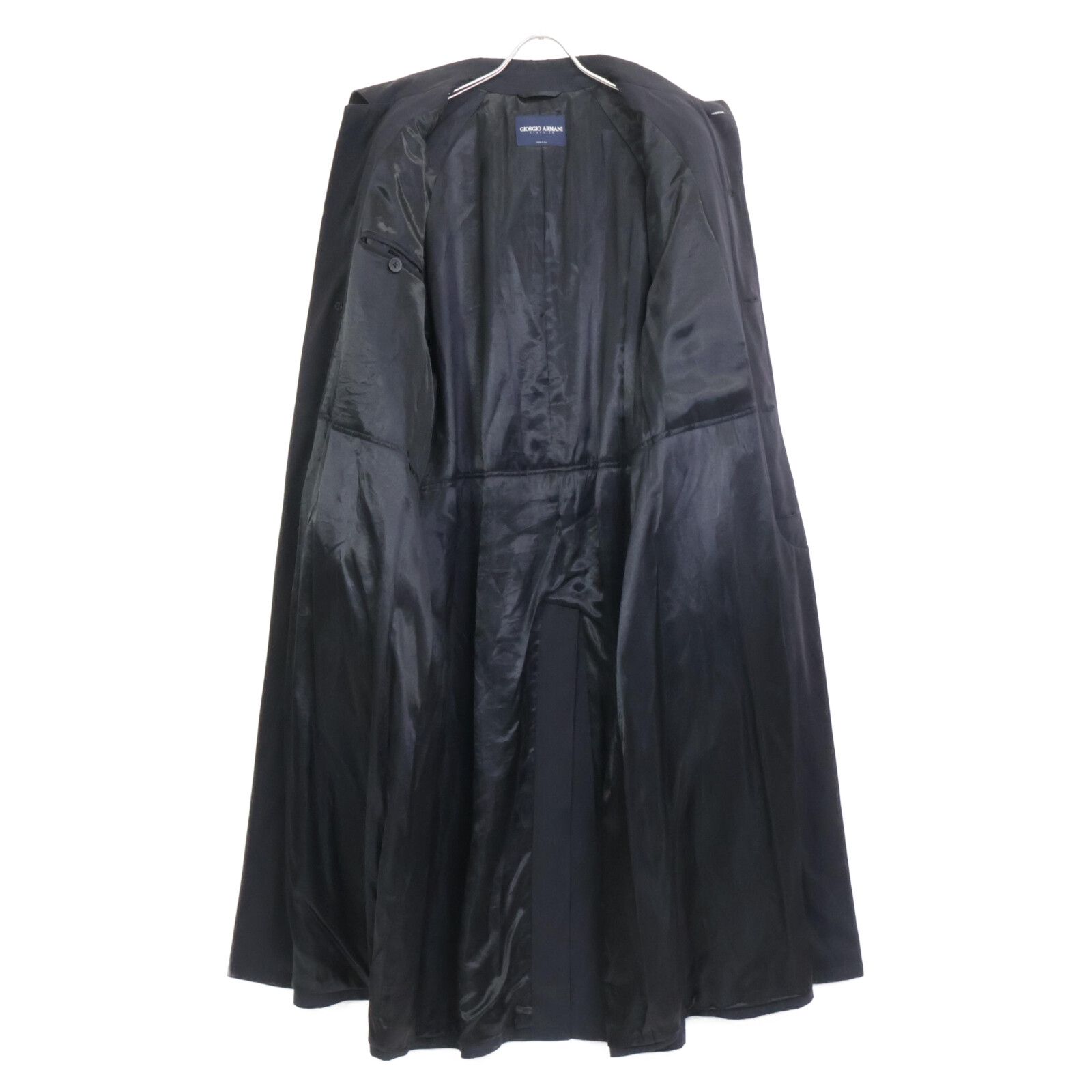 GIORGIO ARMANI ジョルジオアルマーニ ﾈｲﾋﾞｰ ｺｯﾄﾝ ｽﾃﾝｶﾗｰｺｰﾄ 48 - メルカリ