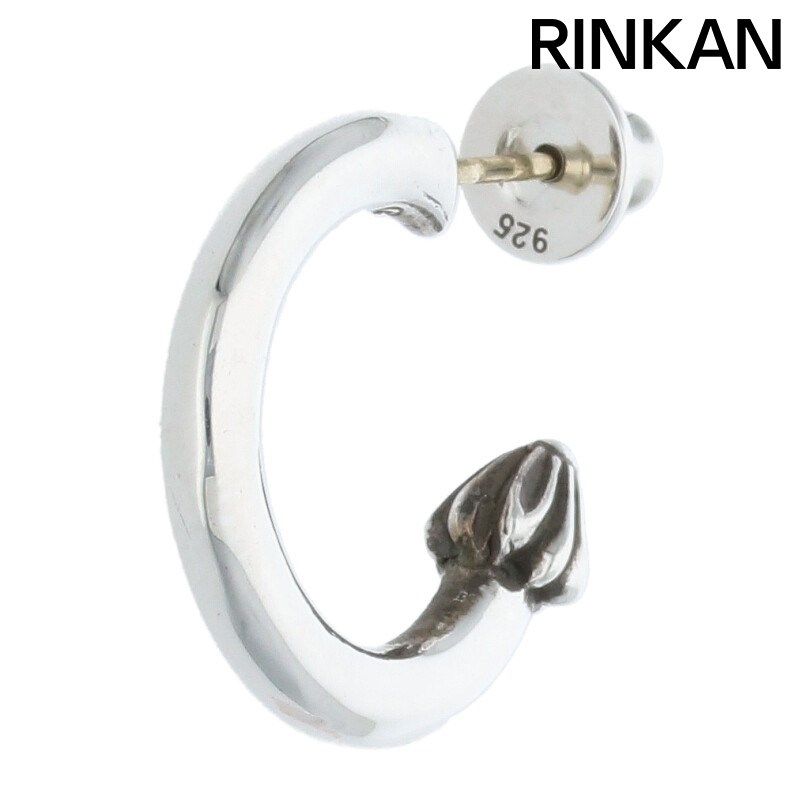 CH (クロムハーツ) HOOP PLAIN プレーン フープピアス シルバー クロムハーツ HOOP PLAIN/プレーンフープ シルバーピアス メンズ