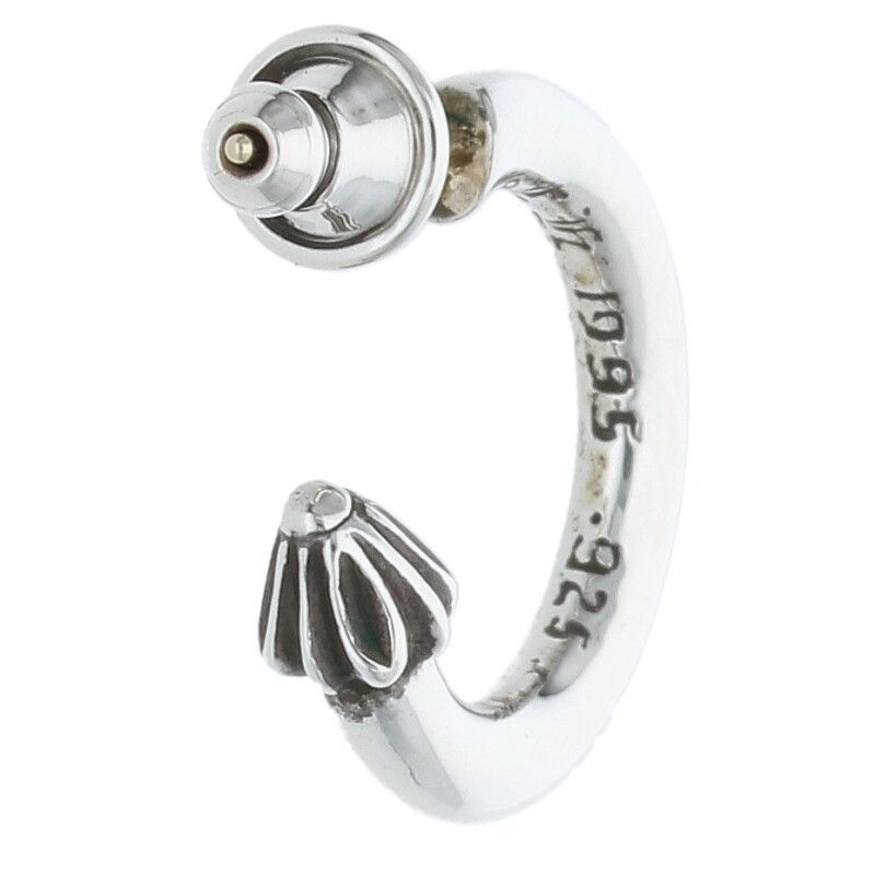 クロムハーツ HOOP PLAIN/プレーンフープ シルバーピアス メンズ