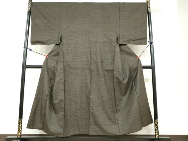 平和屋着物○男性 男柄の最高峰 西郷柄 西郷絣 本場大島紬 正絹 逸品