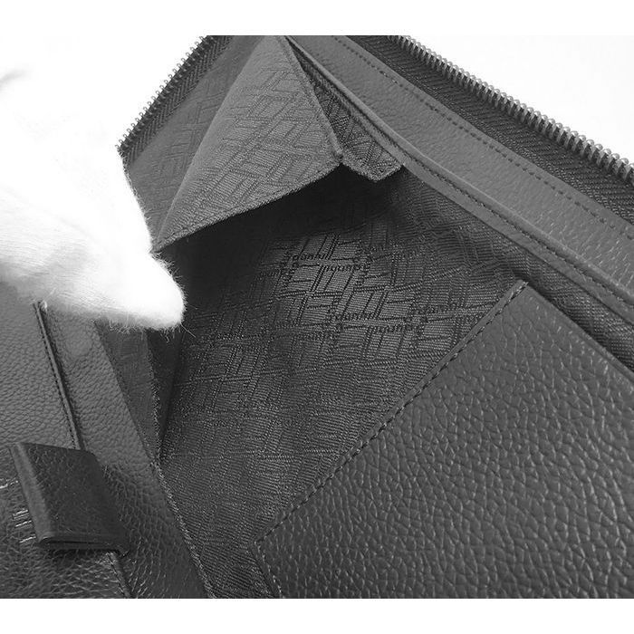 極美品✨ ダンヒル レザー ラウンドファスナー オーガナイザー 財布 ブラック 1円 □極美品□ dunhill ダンヒル レザー ラウンドファスナー