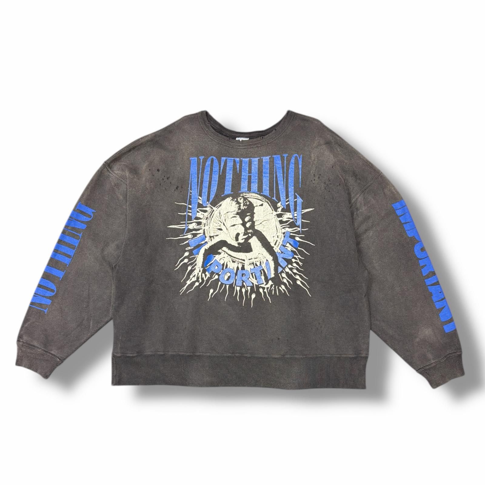 SAINT MICHAEL 24AW KK_CRW SWT / NOTHNG IMP スウェット トレーナー 