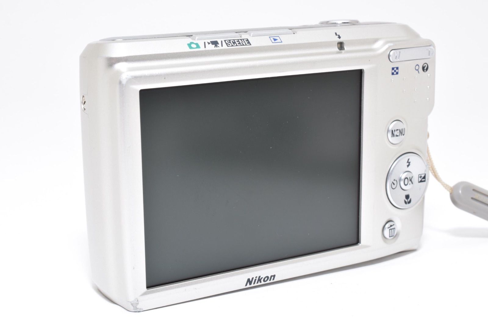 美品】ニコン Nikon COOLPIX L18 シルバー コンパクトデジタルカメラ