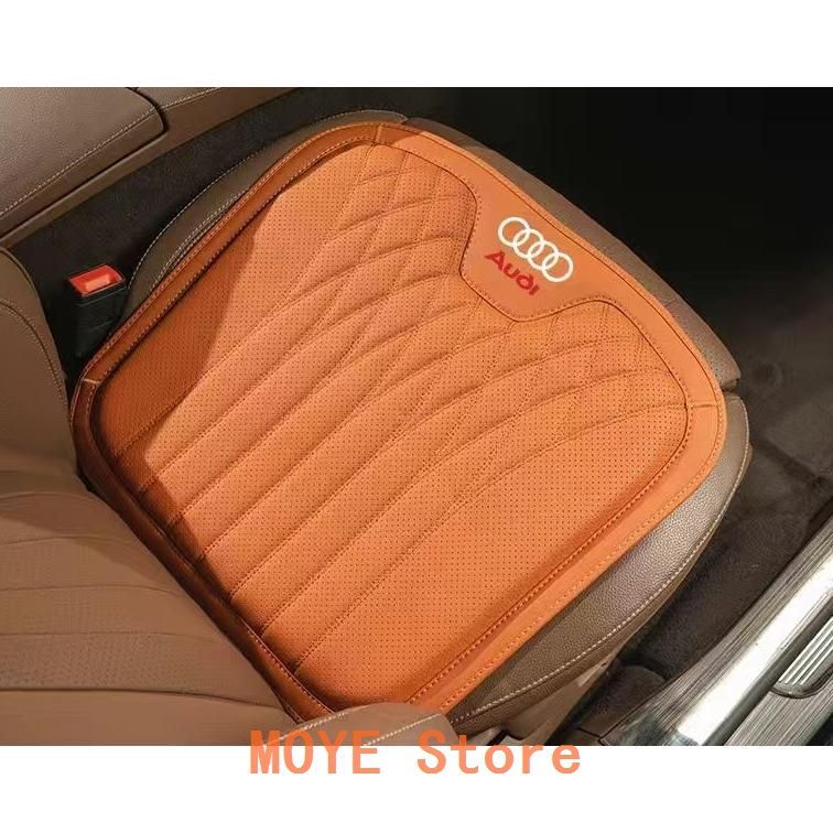 オレンジ ブラウン レザー クッション ジッパー付き カンディハウス