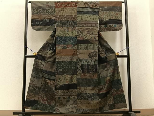 平和屋着物●小千谷紬　百柄　吉祥花文　正絹　逸品　BAAW5133hj 平和屋着物○小千谷紬 百柄 吉祥花文 正絹 逸品 BAAW5133hj - メルカリ