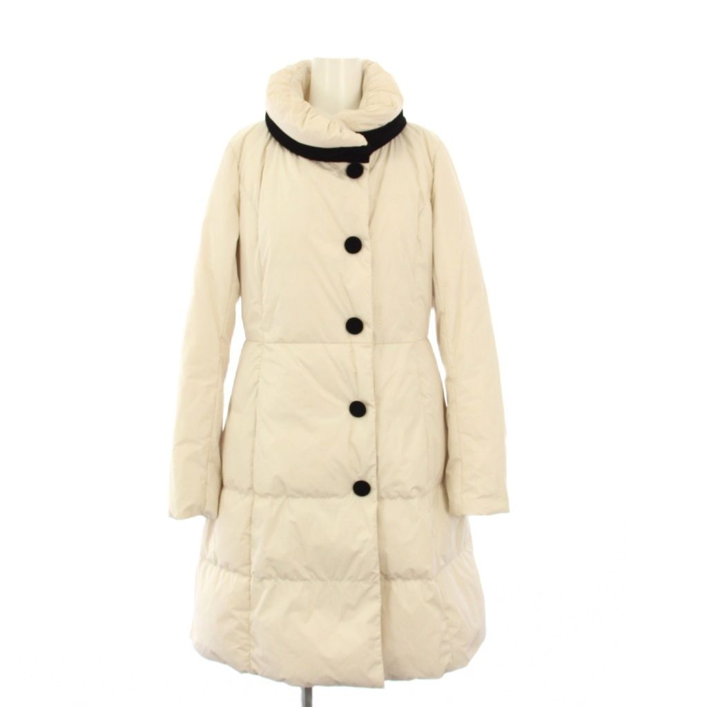 【HANAE MORI】アルマアンローズ　38　未使用　コート　日本製 ハナエモリ HANAE MORI ALMA EN ROSE ダウンコート ロング スタンド