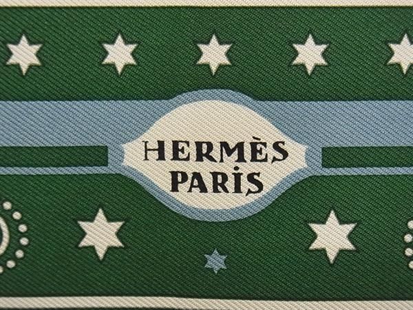 HERMES エルメス スカーフ バンダナ カレ55 ガヴロッシュ グリーン