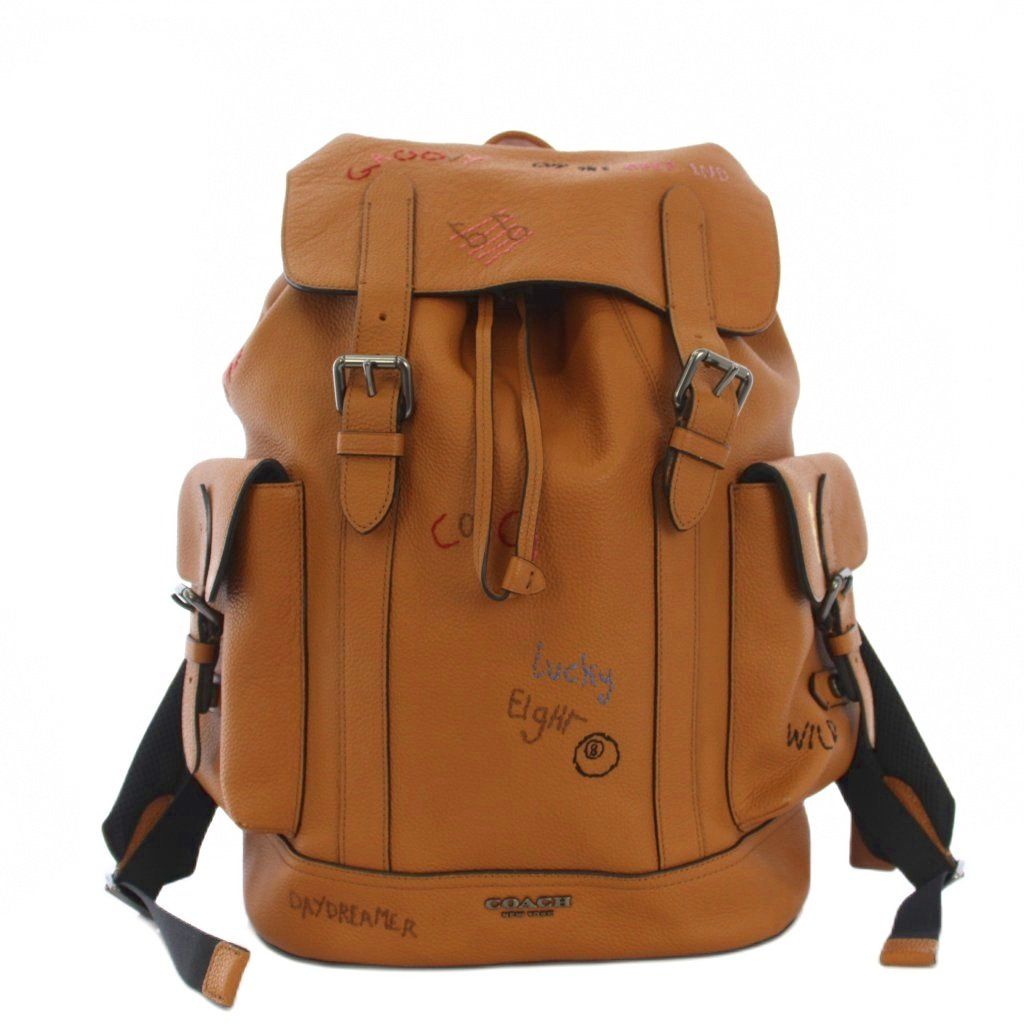 コーチ COACH ハドソン エンブロイダリー レザー バックパック