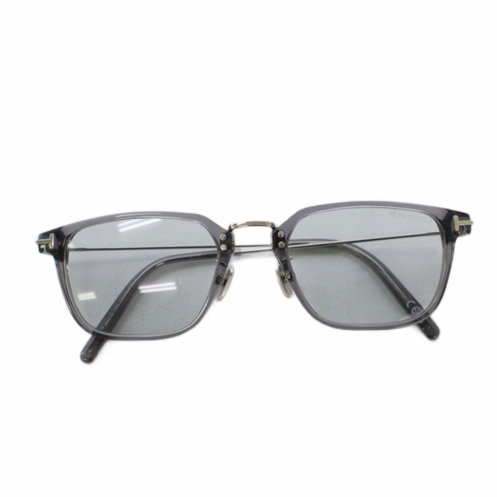 トムフォード TOM FORD サングラス クリア 52□21 145 黒 シルバー