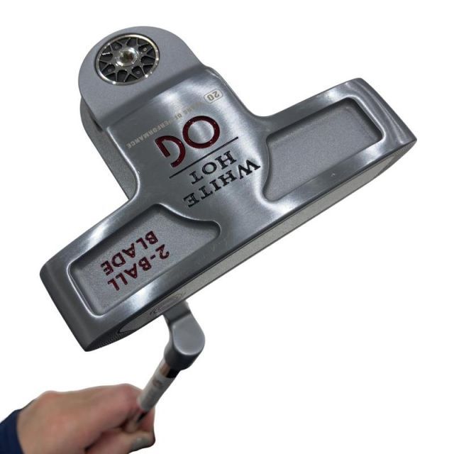 中古】 オデッセイ WHITE HOT OG 2-BALL BLADE 34インチ パター PT
