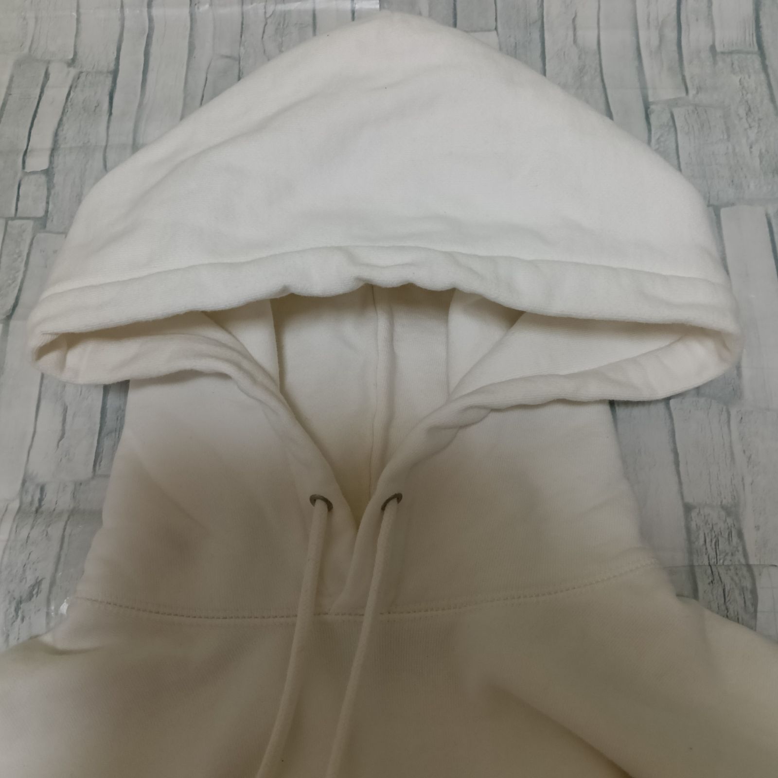 美品HELLRAZOR ヘルレイザーパーカーHOODIE刺繍ホワイトサイズXL