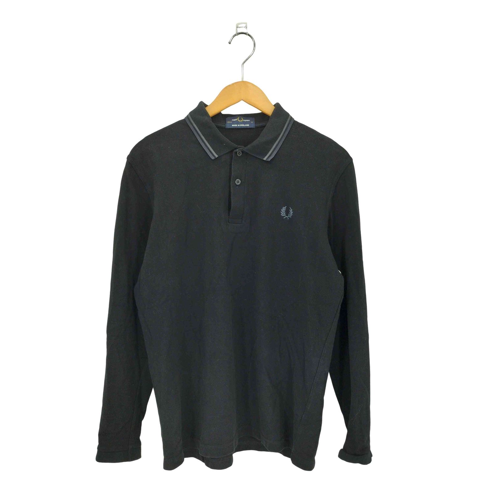 フレッドペリー ロングスリーブポロシャツ フレッドペリー FRED PERRY Black Long-Sleeve Polo ロングスリーブ