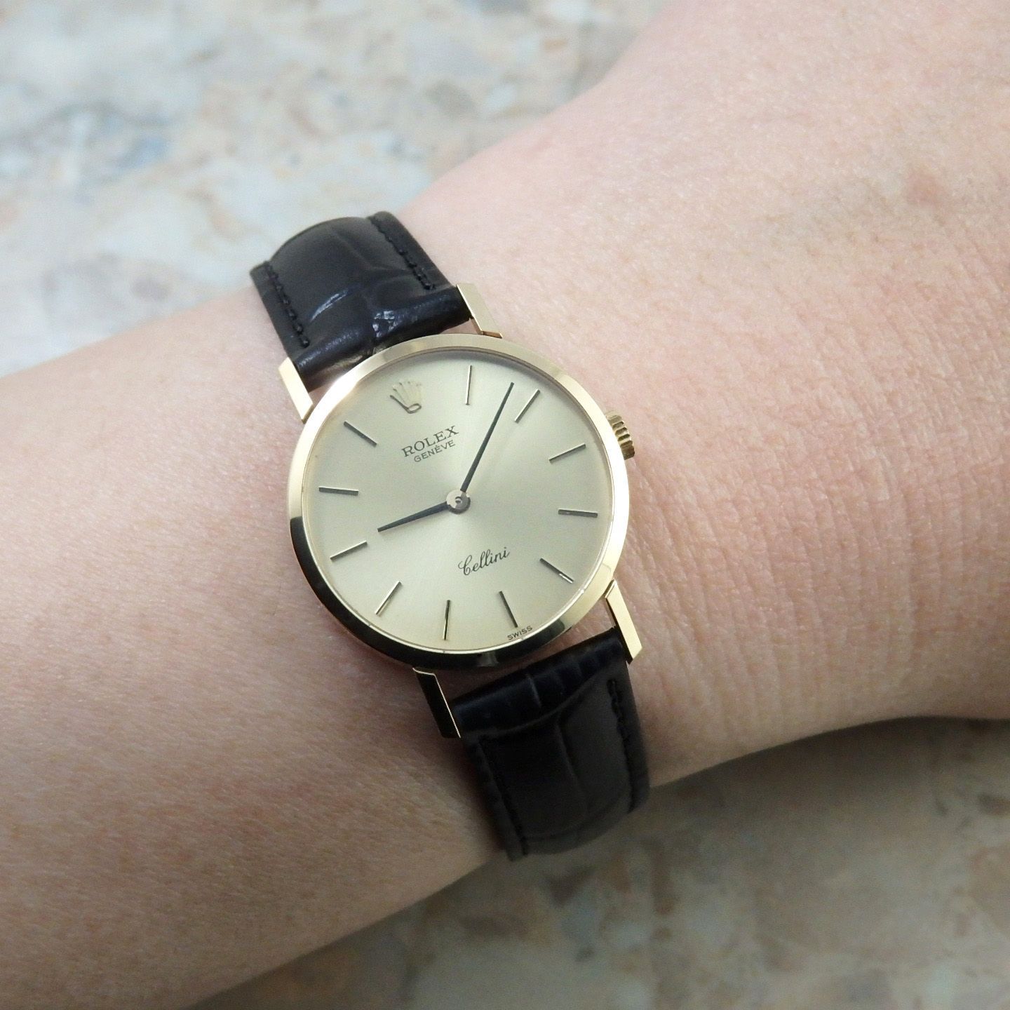 ロレックス チェリーニ レディース 18KYG 金無垢 1974年製 4109 18金