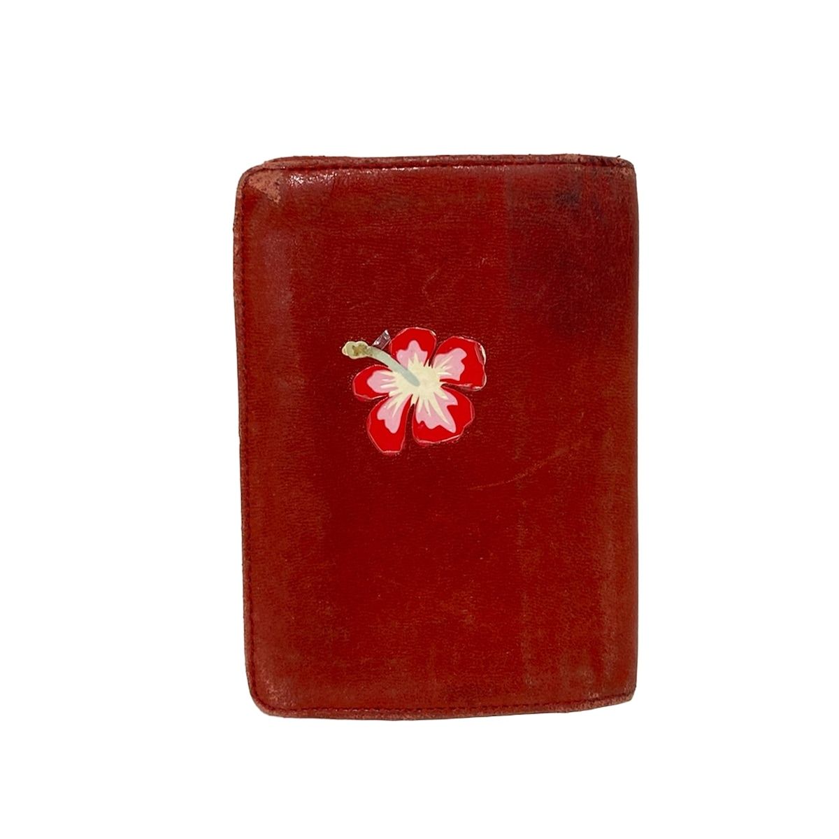 CHANEL(シャネル) 名刺入れ - レッド ココマーク レザー - メルカリ