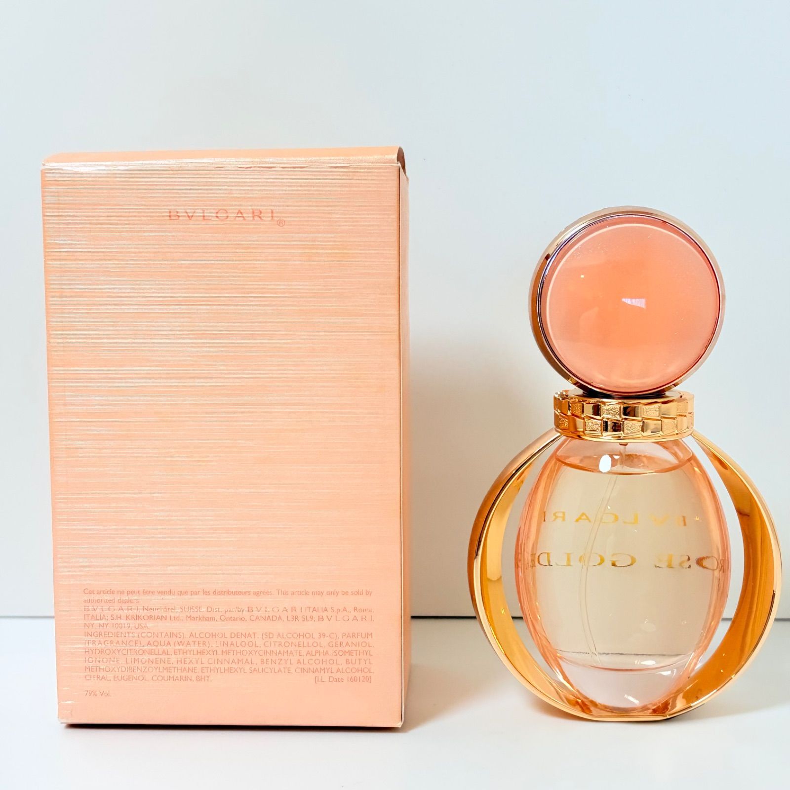 新品 BVLGARI ROSE GOLDEA eau de parfum ブルガリ ローズゴルデア