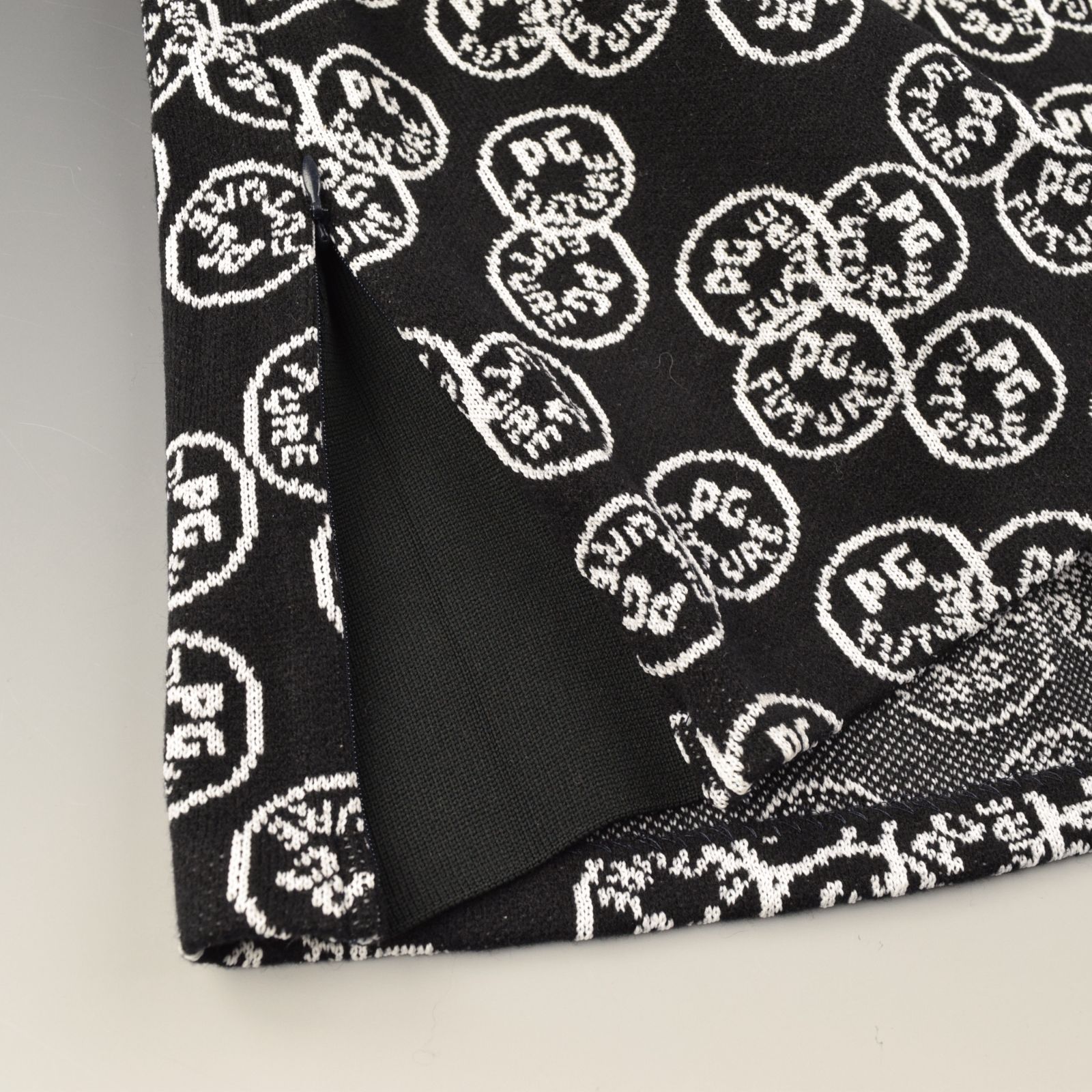 パーリーゲイツ 刺繍 ニットスカート サイズ1 PEARLY GATES（パーリー