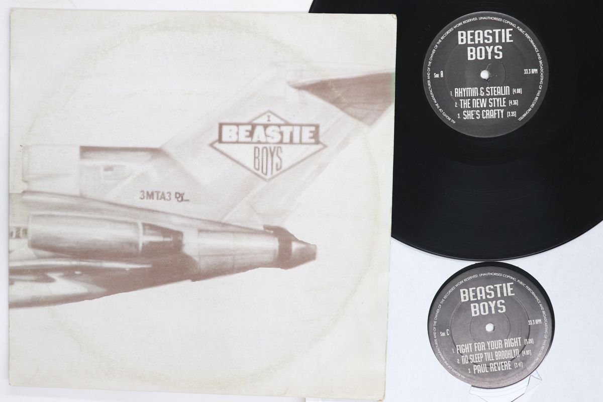 ＊10/30まで掲載＊　　　　　　　Beastie Boys レコード 輸入2discs LP Beastie Boys Licensed To Ill BB00 NOT ON LABEL