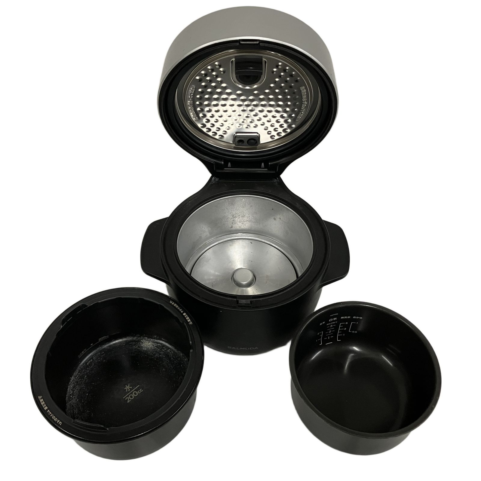 BALMUDA バルミューダ K03A-BK The Gohan 電気炊飯器 3合炊き 中古