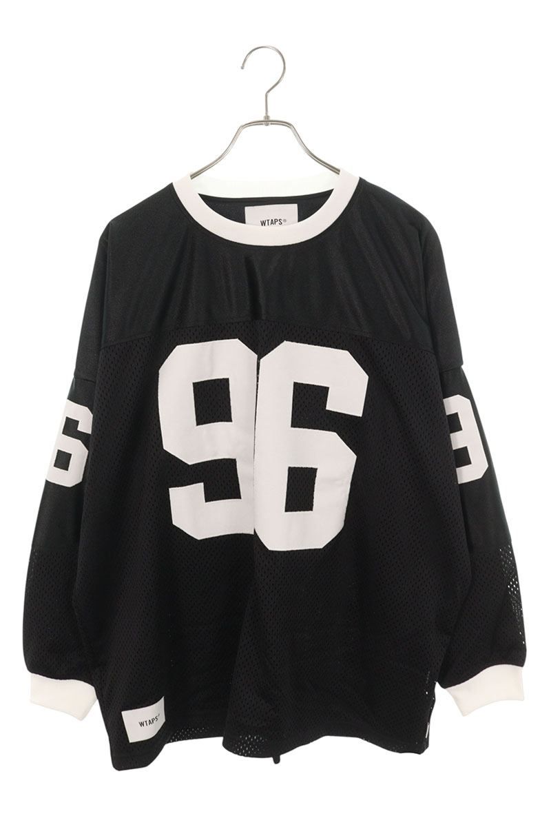 ダブルタップス 24AW 242ATDT-CSM12 メッシュホッケー長袖カットソー