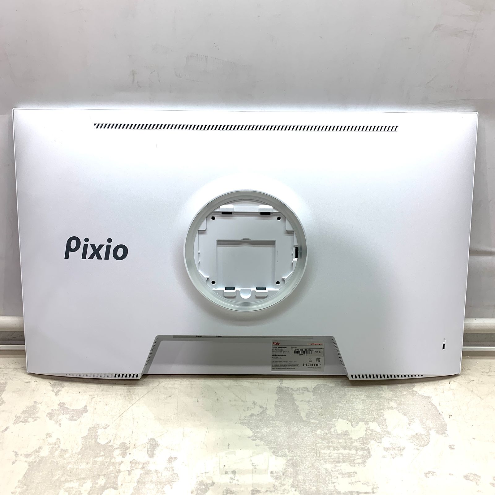 ジャンク品】Pixio PX248WAVEW ゲーミングモニター 200hz 23.8インチ