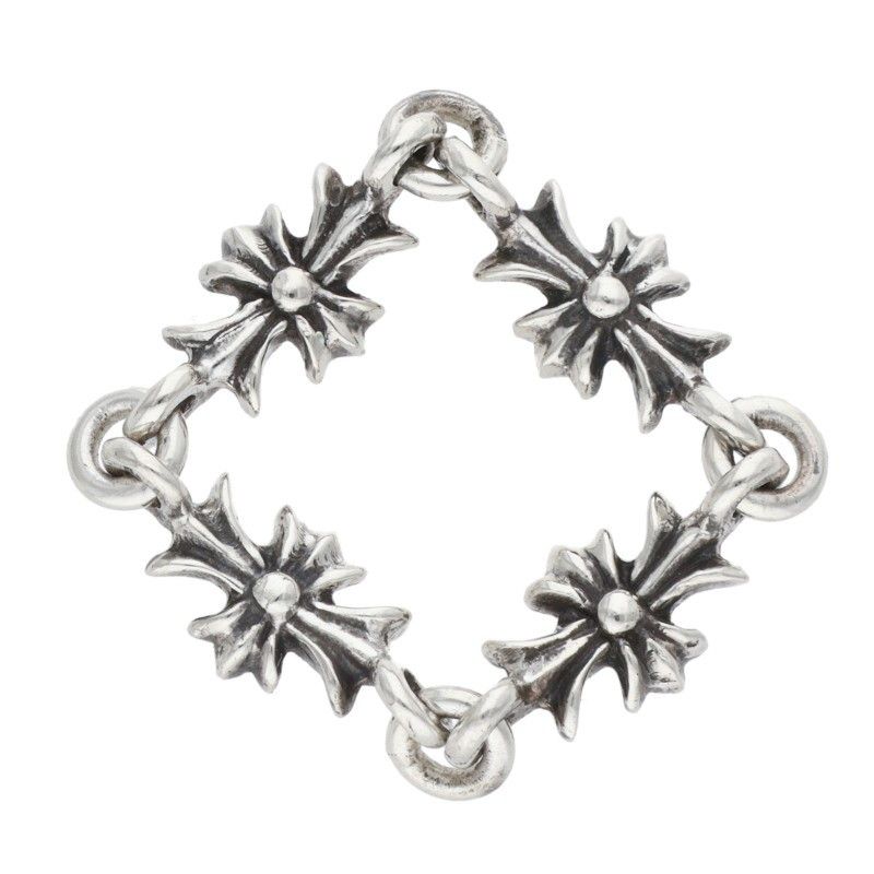 クロムハーツ RING TNY E CH PLS SAP/タイニーECHプラス サファイア