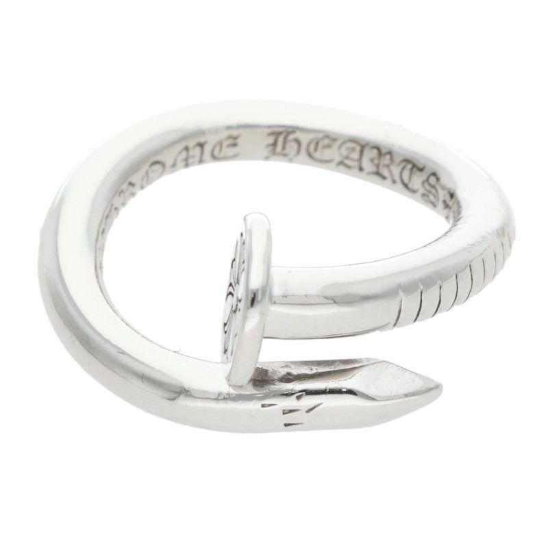 クロムハーツ NAIL FLAT/ネイルフラット シルバーリング メンズ 9号